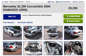 The temptations of cheap accident-damaged sports cars